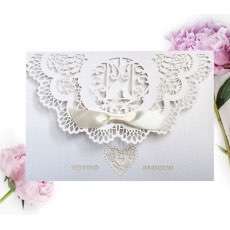 Laser Cut Wedding Invitation Card Love Bird